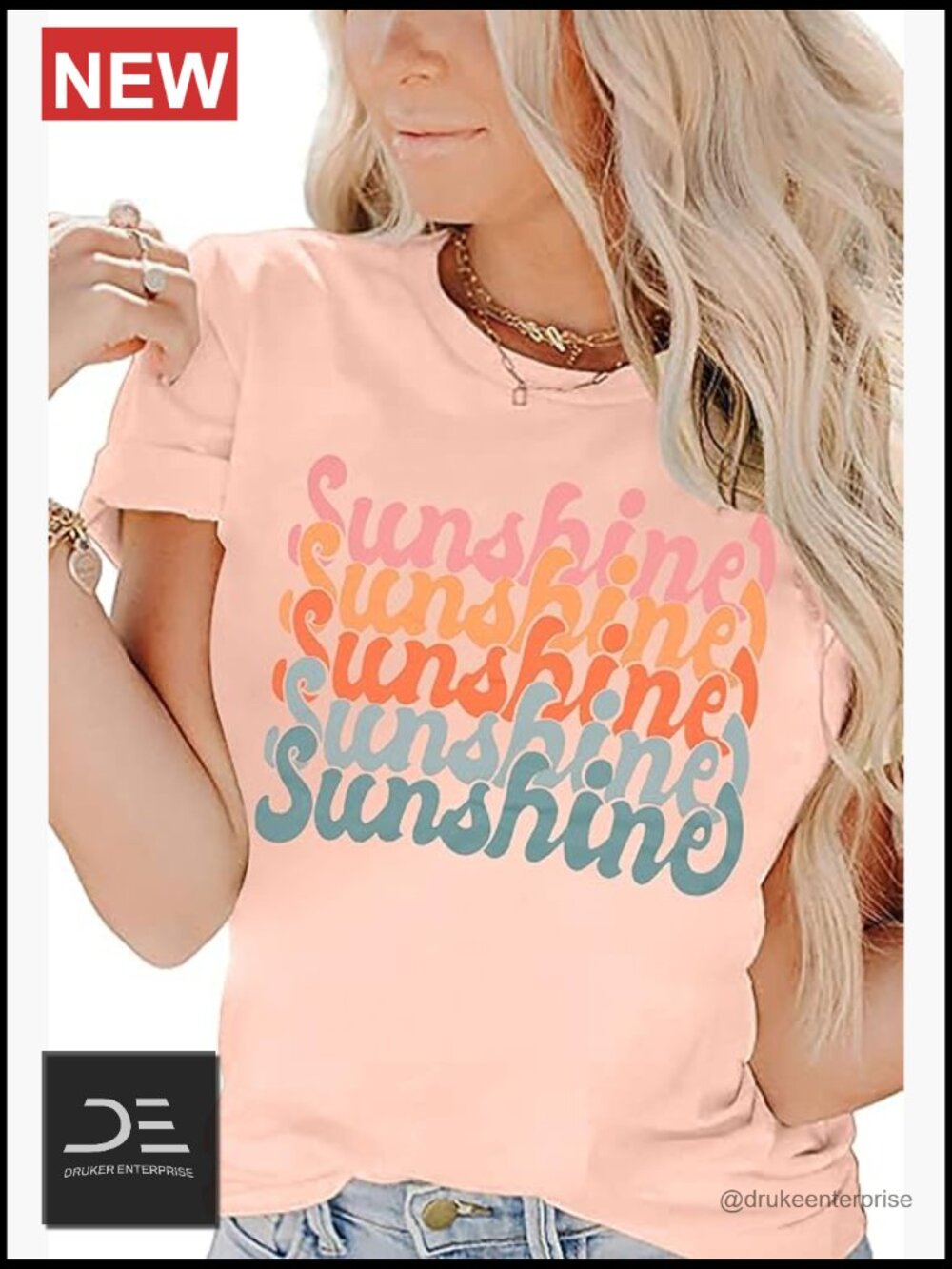 Tropical Sunset Palm Tree Graphic T-Shirt Summer Beach Tee Top